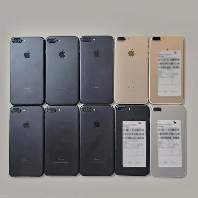 Lot of 10 Apple iPhone 7 Plus 32GB Black iCloud Lot of 10 Apple iPhone 7 Plus 32GB Black iCloud