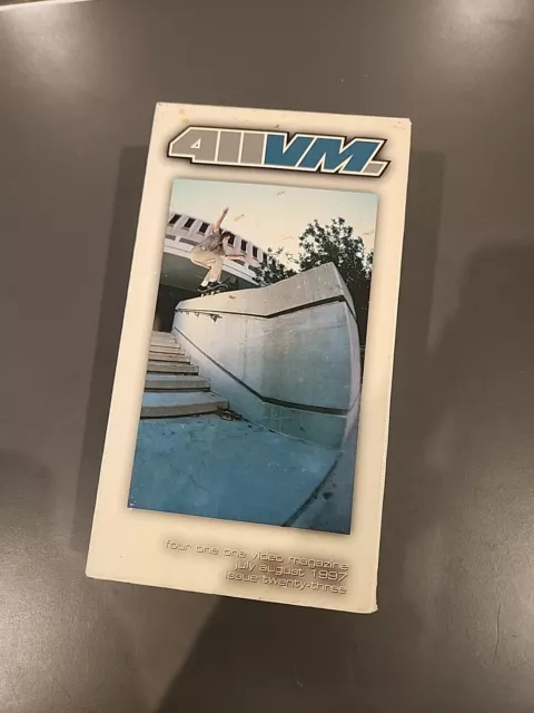 411 Video Magazine Issue #23 Skateboard VHS Tape Skate 411VM Thrasher