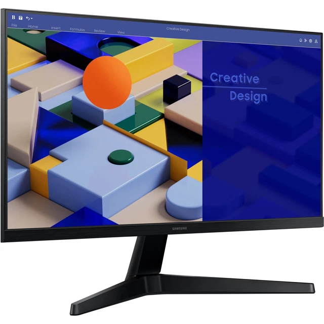 Samsung Bildschirm Monitor S27C 27 Zoll 5ms Full HD IPS LED HDMI VGA VESA Black 2