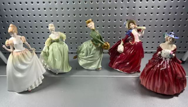 Royal Doulton Grace Autum Breeze Geneviene Gift Of Love Fair Lady Figurines