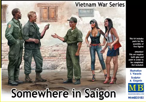 1/35 Figures: Vietnam War "Somewhere in Saigon"  : #MB35185 : MASTERBOX