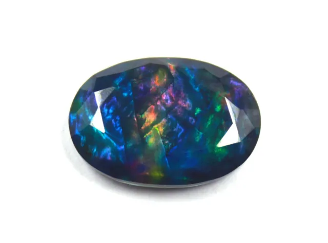Oval Shape Discounted Offer 26.85 Ct Multi Color EGL Ammolite Opal Gemstone MSJ