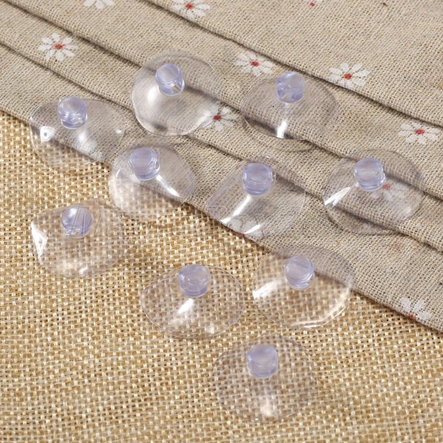 thumbnail image 2 of 20pcs Clear Rubber Suction Cups – Anti-Collision Pads For Glass & Desks 2 of 2