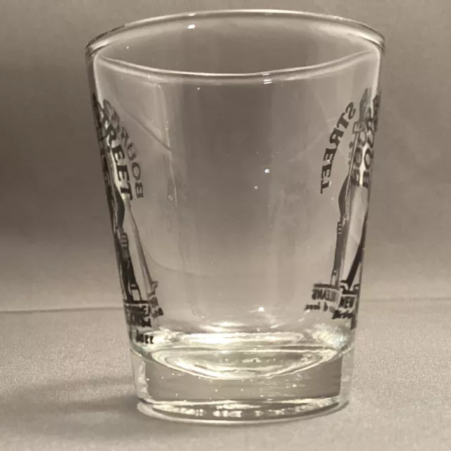 Vintage Bourbon Street New Orleans Birthplace of Jazz Shot Glass 3