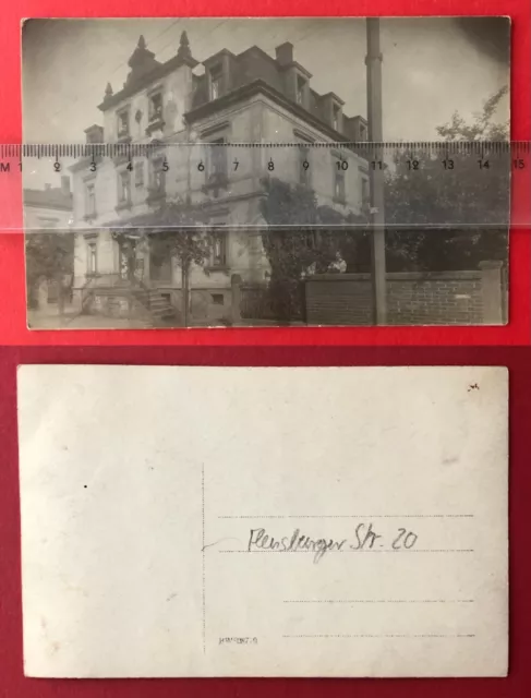 Privat Foto AK DRESDEN Stetzsch um 1910 Wohnhaus Flensburger Strasse 20 ( 108362