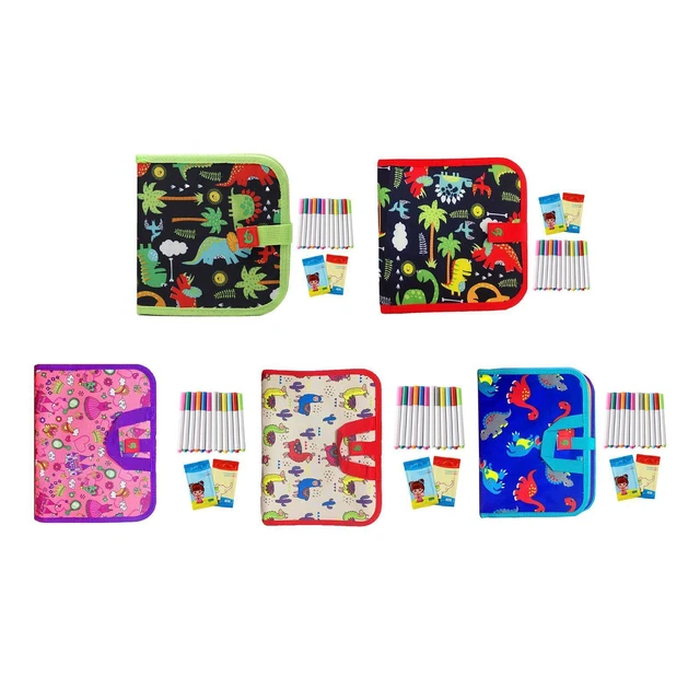 Erasable Book Doodle Set with 12 Watercolor Pens Ages 3+ Writing Painting Set