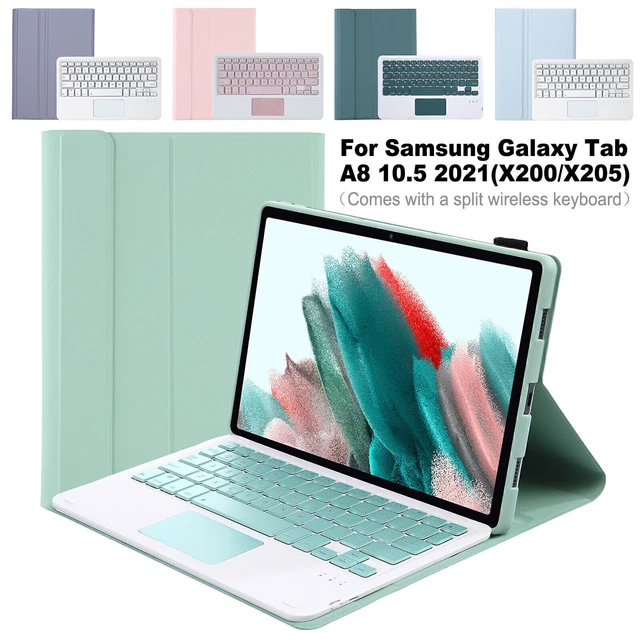 Touchpad Bluetooth Keyboard Case For Samsung Galaxy Tab A8 10.5 SM X200 X205