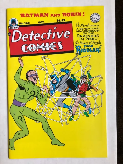 Detective Comics 140 facsimile reprint edition. 1st App of Riddler