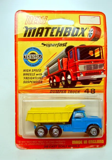 Matchbox dumper deals truck no 48