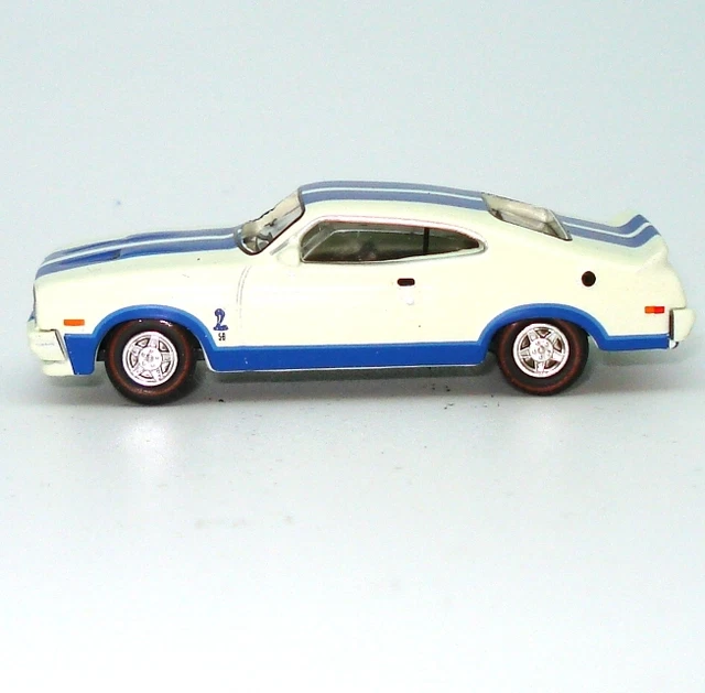 NEW 1978 FORD Falcon XC Cobra Hardtop 187 White / Blue Diecast Model