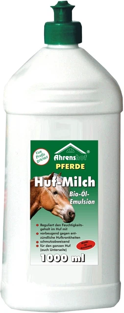 3x Ahrenshof caballos leche de casco 1000 ml