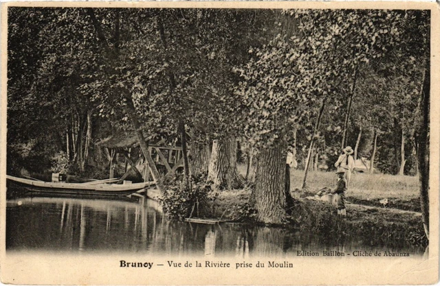 CPA Brunoy View of the Riviere taken from the Moulin FRANCE (1370487)