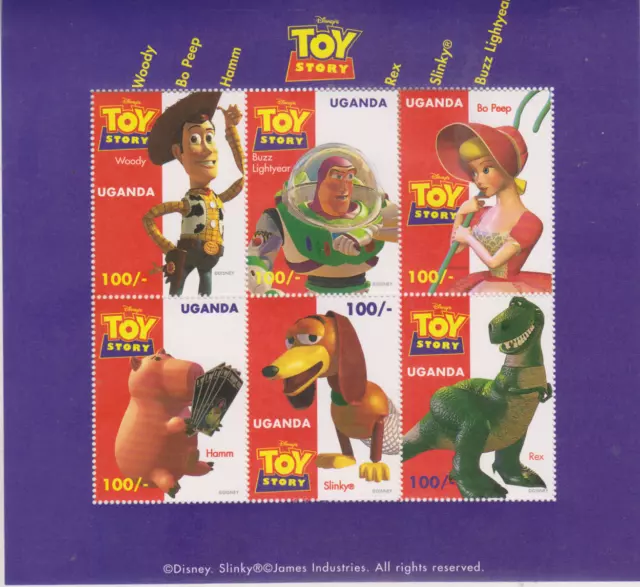 Walt Disney Toy Story Uganda Mint 7961K