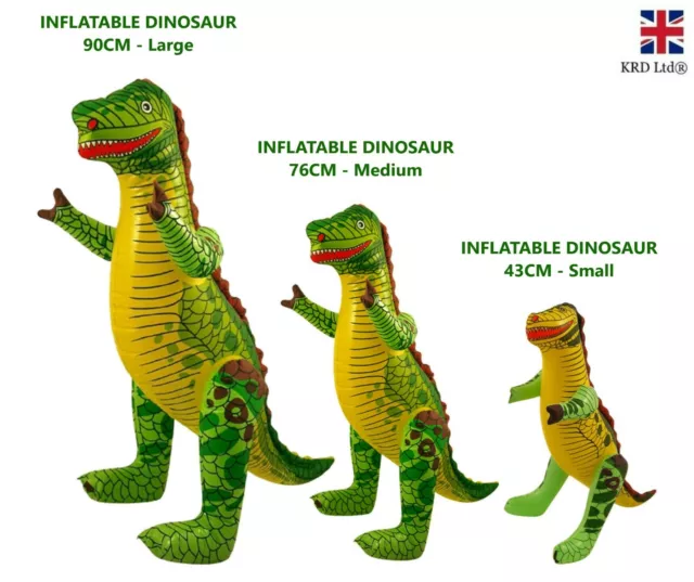 Giocattolo riutilizzabile dinosauro gonfiabile S, M, L Blow Up bambini arredamento festa T-Rex