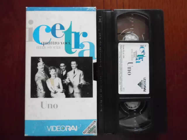 Uno (I Cetra, quattro voci, una storia) - VHS ed. Fonit / Videorai rara