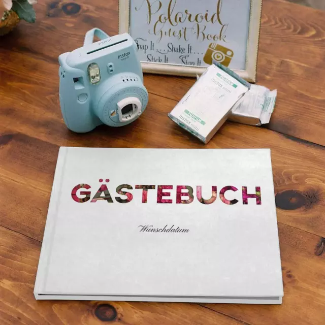 Gästebuch Hochzeit Hochzeitsbuch mit Namen Datum Geburtstag Hochzeitsgästebuch