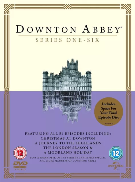 DOWNTON ABBEY COMPLETE SERIES 1-6 DVD Boxset SEASON 1 2 3 4 5 6 Brand New UK R2