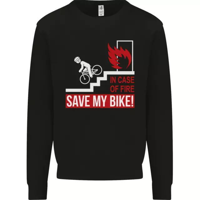 Emergency Save My Bike Motorcycle Biker Kids Sweatshirt Jumper