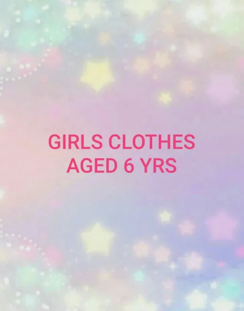 Girls Clothes Aged 6 Yrs Make Your Own Bundle Tops Sweaters Leggings Dresses Etc