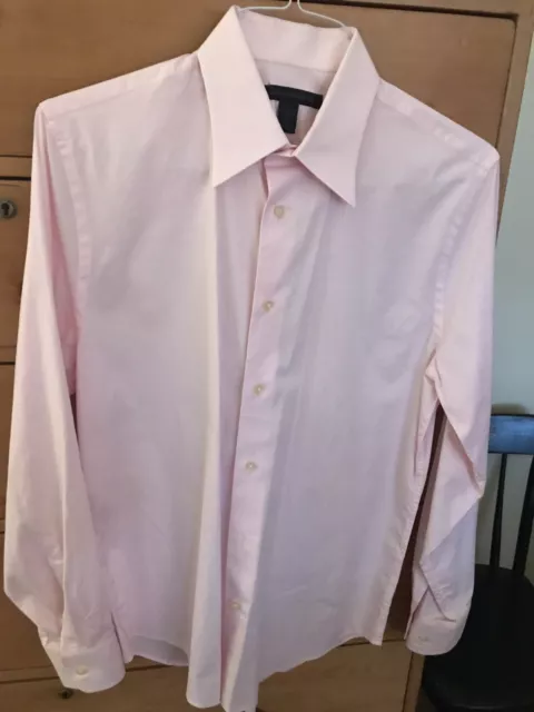 Express Design Studio PINK  Button Up Shirt Mens Medium Long Sleeve Casual