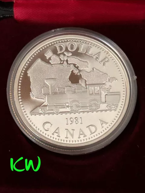 1981 Fine Silver Canada Coin “Train Station” **Thick & Flawless** Free Shipping
