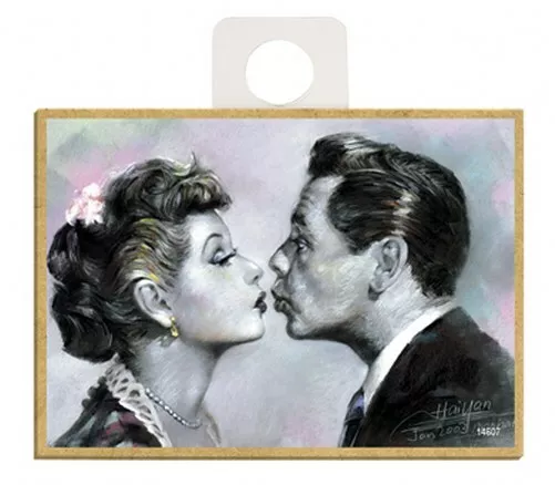 Lucille Ball & Ricky (I love Lucy Kiss) Kitchen Fridge Magnet 2.5 x 3.5 NEW B85