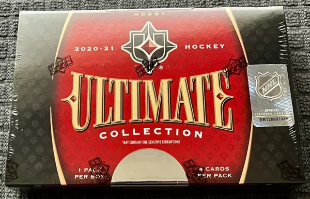 2020/21 Upper Deck Hockey Nhl Ultimate Collection Factory Sealed Hobby Box