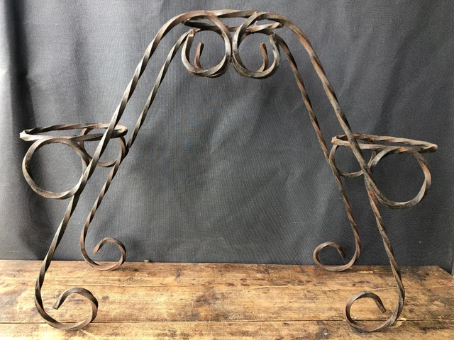 Ancienne Fourchette De Cuisine XVIIIe – Fer Forgé Torsadé – Outil Français