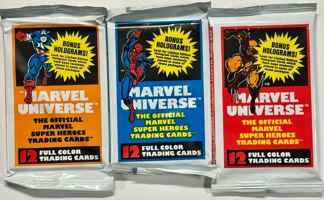 (1) Sealed Pack 1990 Impel Marvel Universe Series 1 - 12 Cards Per Pack