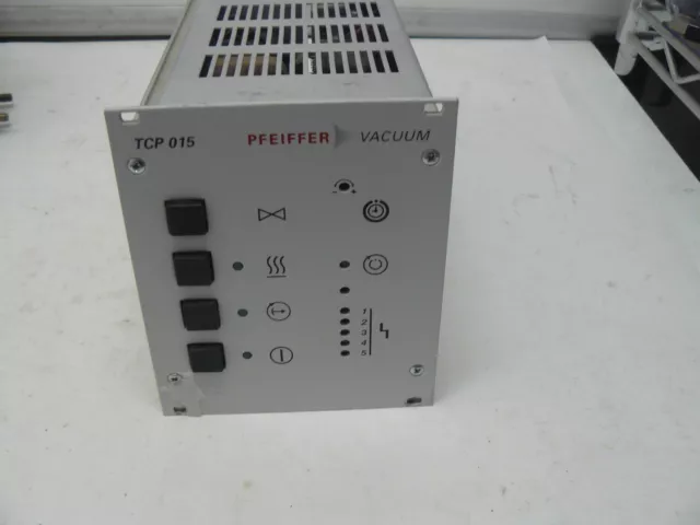 Pfeiffer Vacuum TCP 015 turbo pump controller PM C01 598