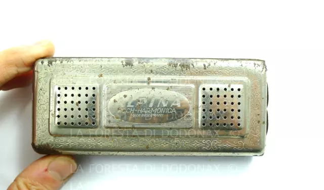 Vecchia Armonica A Bocca Alpina Koch Harmonica Germany Vintage C.g.