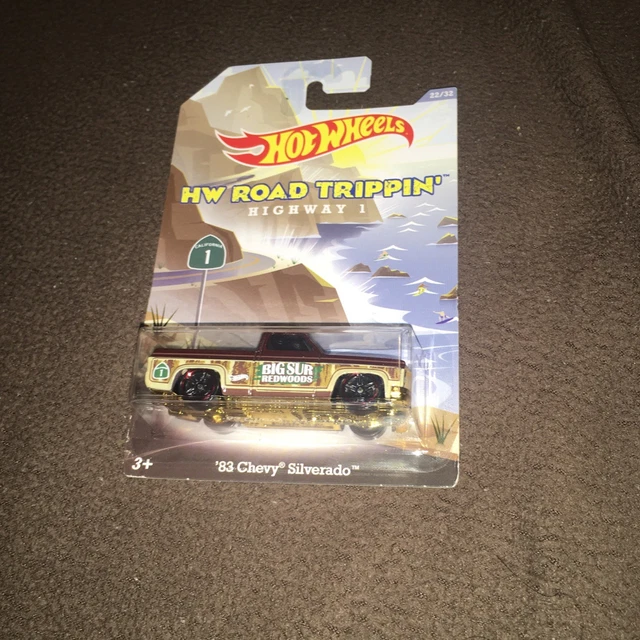 HOT WHEELS 83 Chevy Silverado HW Road Trippin' Highway 1 $175.99