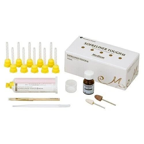TOKUYAMA Dental silicon Sofreliner Tough (MEDIUM) Chairside soft Denture Reline