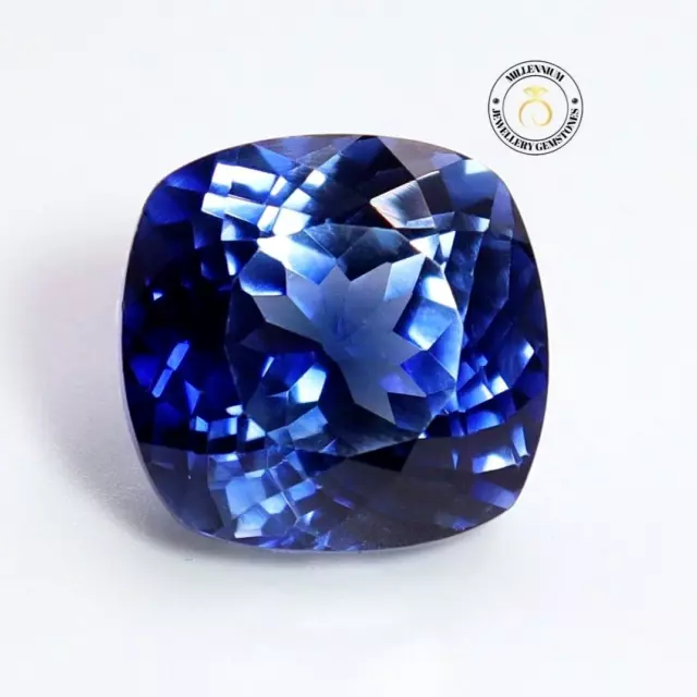 18.70 Ct Natural Flawless Blue Sapphire Cushion Cut CERTIFIED Loose Gemstone
