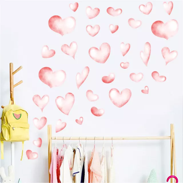 Wandtattoo Herz PVC Kind DIY-Aufkleber Im Hintergrund Wandtattoos Für Kinder