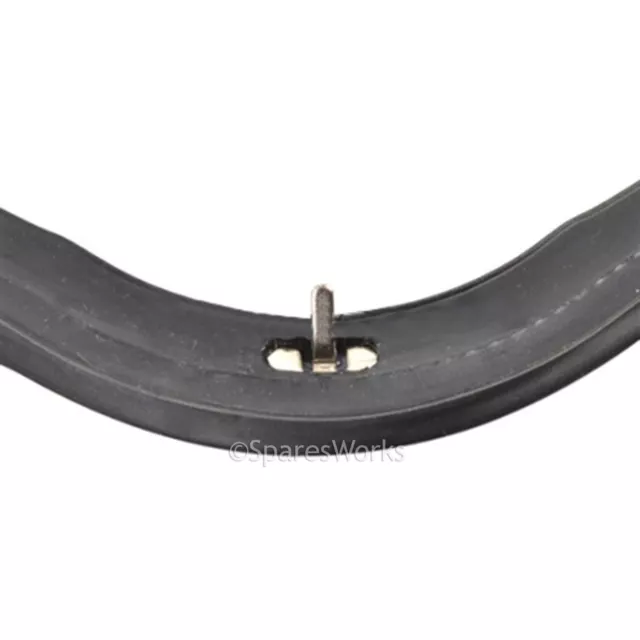 INDESIT Oven Door Seal Gasket Cooker Rubber Fixing Clips Bracket 445mm x 350mm