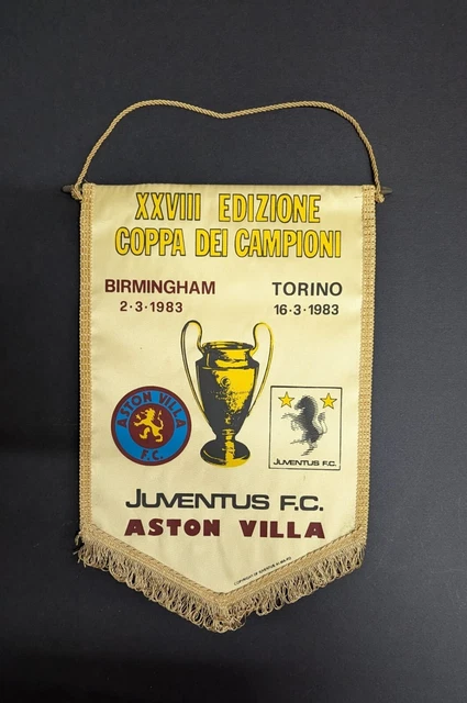 Gagliardetto Calcio Vintage - JUVENTUS Juve Serie A Seconda Stella 1982
