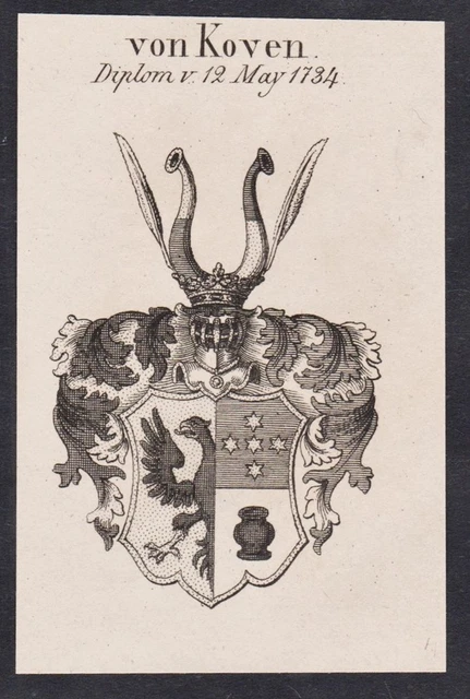 CUISSE ARMOIRIES COAT Of Arms Héraldique Heraldry Genealogie Gravure