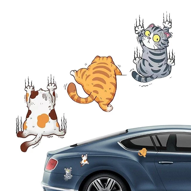 Autocollant Voiture 3D Otter (Loutre) - PVC Imperméable - 13 Cm - Déco Perso Pour Voiture, Moto, Ordinateur