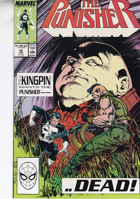 Marvel Comics The Punisher Vol. 2 #16 February 1989 Fast P&P Same Day Dispatch