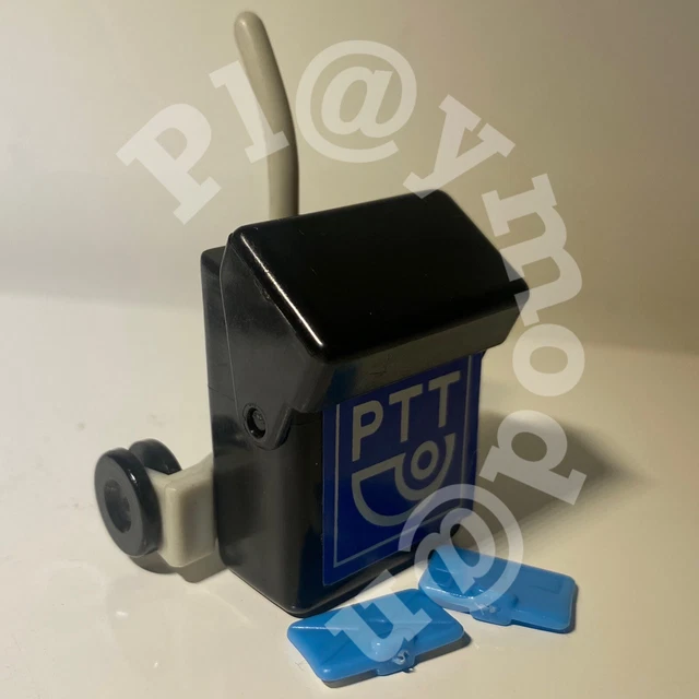 PLAYMOBIL VINTAGE CITY life poste facteur chariot et lettres set 3309 de 1989 #2 EUR 6,50 - ES