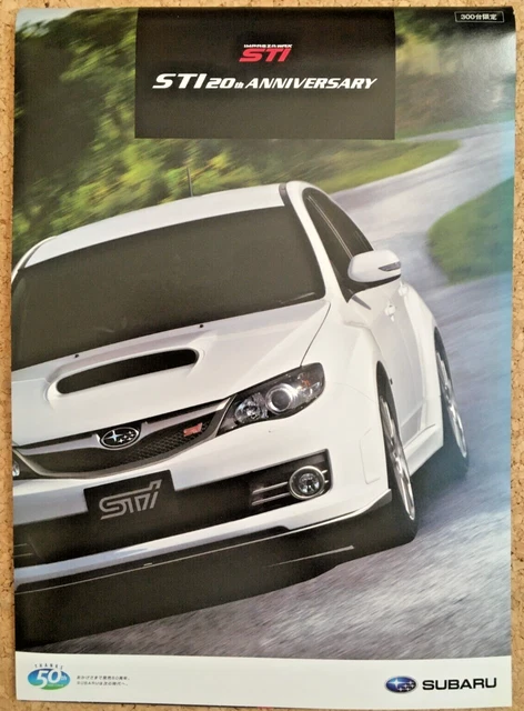 Subaru Impreza WRX STI 20th Anniversary Limited Special Photo Booklet GRB Rare