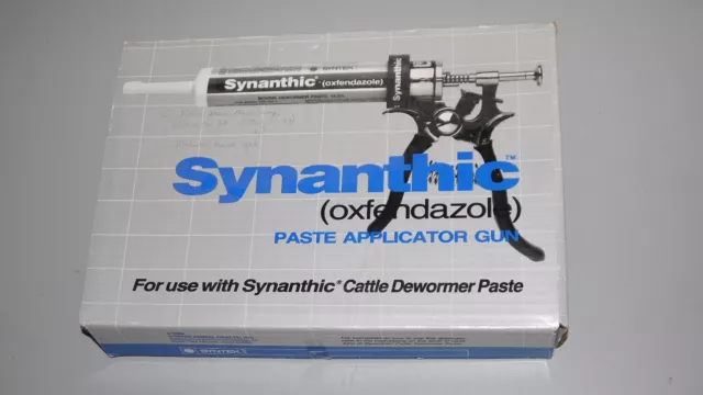 Syntex Synanthic Oxfendazole Cattle Dewormer Paste Applicator Gun