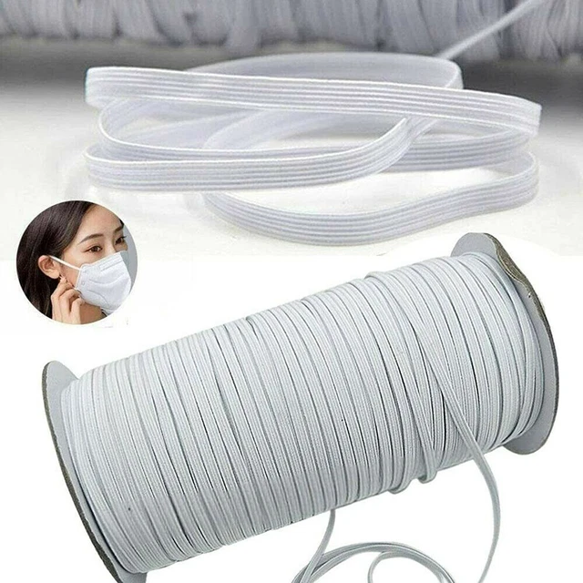 100200 yards tresses de cordon élastique tressé 35681012 mm Stretch DIY Couture