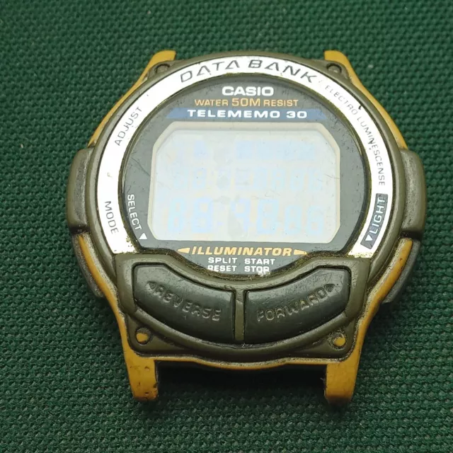 VINTAGE CASIO DB-34H DATA BANK 1600 Working Great Stainless FREE
