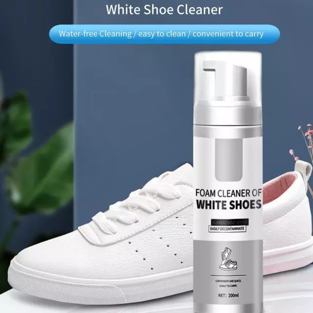 200ml Shoe Whitener White Shoe Clearning Foam White Shoes Cleaner,