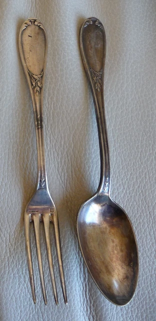 Lot De 12 Petites Fourchettes En Métal Argenté – ERCUIS – 17cm