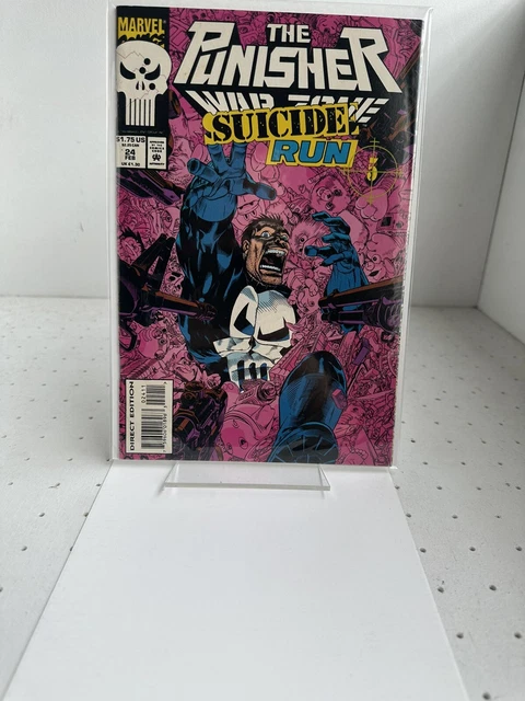 The Punisher War Zone #24 - Larry Hama - Direct Edition - Marvel Comics