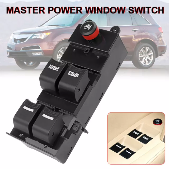 Left Driver Side Master Power Window Door Switch For 2007-2013 Honda Acura MDX