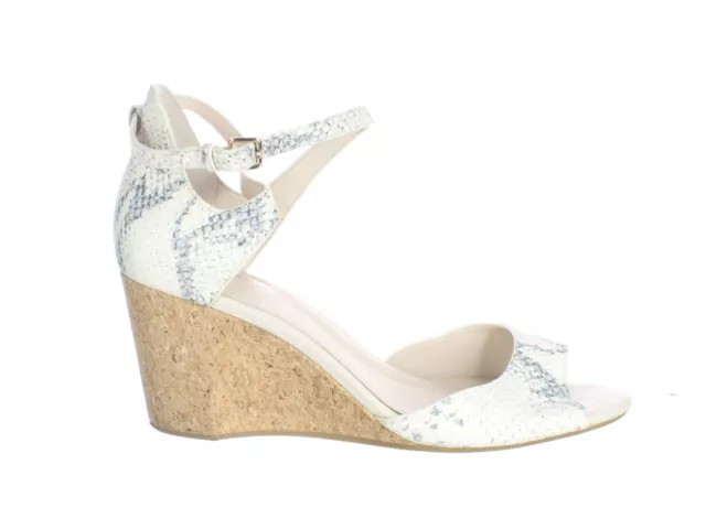 Cole Haan Womens Sadie Ivory Ankle Strap Heels Size 9 (7408120)